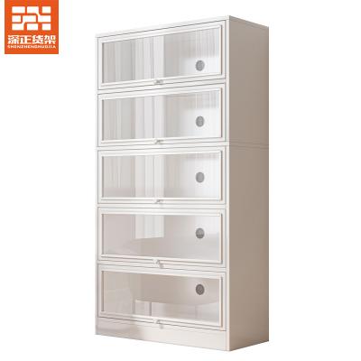 China modern bookcase and convertible high quality white bookcase shelf for living room furniture for sale