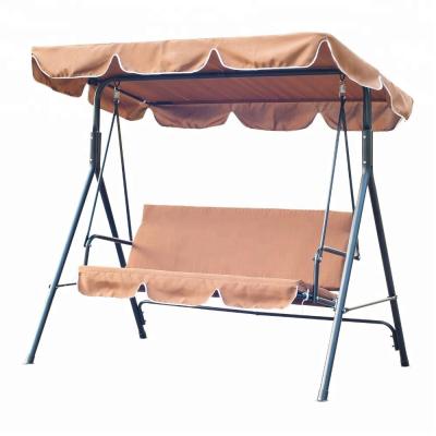 China Eco - Friendly Garden Patio Swing Chair 3 Seater Swinging With Canopy Hammock for sale