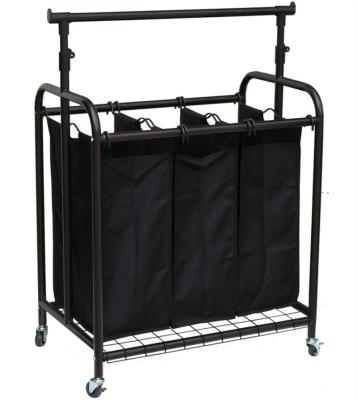 China Easy Lifting Handles Multifunctional Stainless Steel Laundry Trolleys And Trolley With Wheels for sale