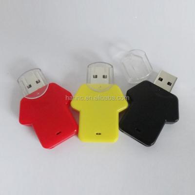 China Rectangle T-shirt shape usb drive factory bulk sale instant usb drive cloth for sale