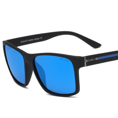 China Sports Sunglasses Men Polarized Sunglasses PC Customized Logo for sale