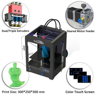 China Easy Operating Metal 3d Printer CreatBot DX With High Precision Touch Screen for sale