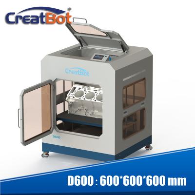 China CreatBot D600 Pro Large Scale 3D Printer With Dual Extruders And Color Touch Screen for sale