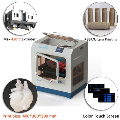 China High Precision PEEK 3D Printer Automatic CreatBot 3d Printing Equipment for sale