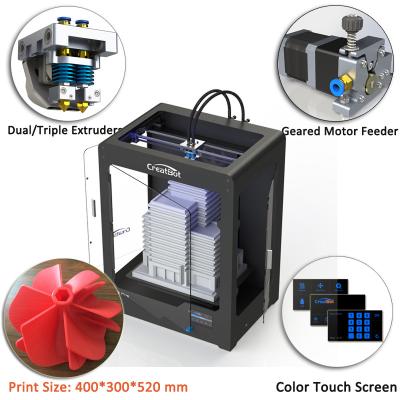 China CreatBot DE Plus Multi Color 3d Printer Automatic Grade 400*300*520 Mm Dimension for sale