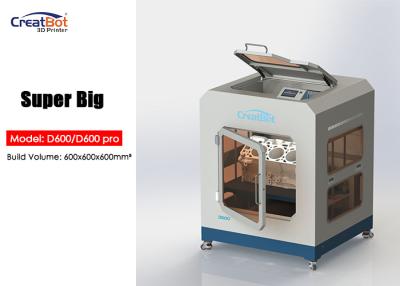 China Impresora 3d de doble extrusora CreatBot D600 / Pro de alta velocidad que imprime precisión de 0.05mm en venta