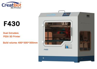 China High Resolution Carbon Fiber 3D Printer CreatBot F430 For Aerospace / Electronics for sale