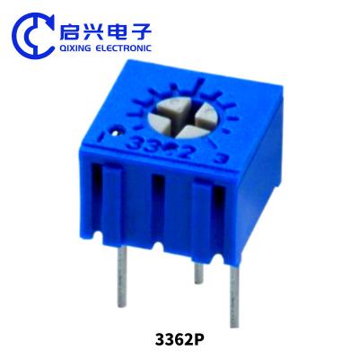 China Einfach drehbare Metallglasglaze 10k Trimmer Potentiometer 3362p Trimpot zu verkaufen