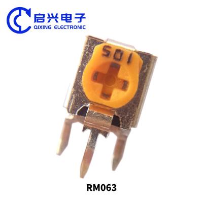 China RM063 Gelber verstellbarer Widerstand vertikaler WH06-1C horizontaler WH06-2C Potentiometer 1K 5K 20K 100K 102 103 205 zu verkaufen