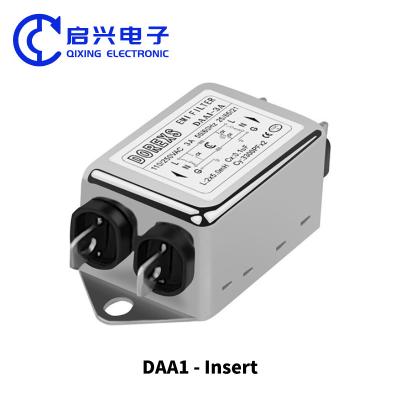 中国 ROHS EMIフィルター 単相線フィルター DAA1-1A 3A 6A 10A 販売のため