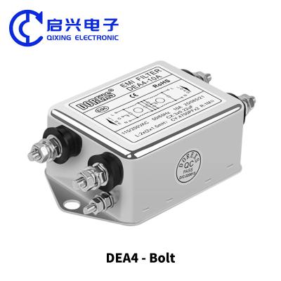 China DEA4 EMI-Filter 50 Hz 60 Hz 220 V Single-Phase-AC-Filter Niedrigpass 3A/6A/10A/20A zu verkaufen