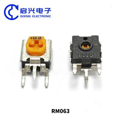 China RM063 Vertical Plug-in Potentiometer 100R-1M for Audio Devices and Electronic Devices for sale