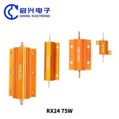 China Hochleistungs Wirewund Widerstand 250W mit Gold Aluminium Shell zu verkaufen