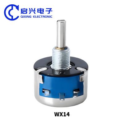 Китай Однокруглый WX14-12 3W Wirewound Potentiometer 1K 2K2 3K3 4K7 20K 10K 22K 100R 470R продается