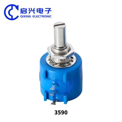 Chine 3590S Potentiomètre à enroulement rotatif à plusieurs tours 10 Tour 100Ω-100KΩ à vendre