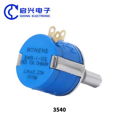 China 10k Wire Wound Precision Potentiometer WXD3540 2w 10 Turn for sale