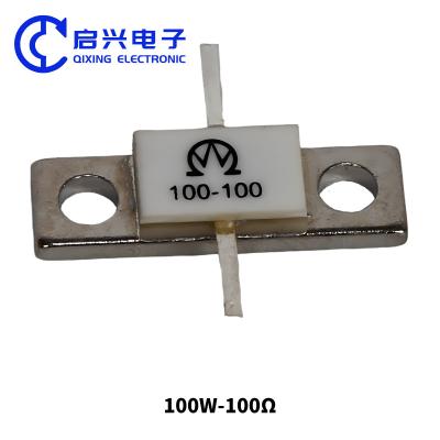 China RIG Resistência RF de alta potência 100watt 100ohm Resistência de flange à venda