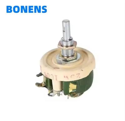 China BC1 Variable Power Resistor Rheostat Round Disk Wirewound Adjustable Resistor 25W 50W 100W 150w 200W 300W for sale