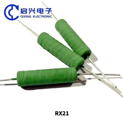 Κίνα RX21 Green Paint High Precision Fixed Power cement Wirewound Resistor 0.5W 1W 2W 3W 4W 5W 6W 8W 10W 12W προς πώληση