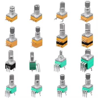 China rv097ns rk097n Soundwell rotary potentiometer b103 volume controller 10k potentiometer 097 series potentiometer b503 5v en venta