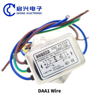 China daa1 Wechselstrom-Emi-Leitung Filter 220V 1A 3A 6A zu verkaufen