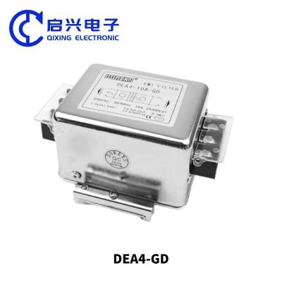 China DEA4-GD Hochleistungsbahnanlage 3A 6A 10A 20A 230V Wechselstrom-EMI-Filter Einphase zu verkaufen