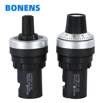 China LA42DWQ-22 BONENS 5K Ohm Knob Drehschalter Potentiometer Topf Wechselrichter Widerstand Variable Geschwindigkeit Antrieb Potenti zu verkaufen