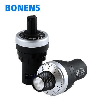 中国 BONENS 22mmインバーター速度調節 LA42DWQ-22 1K 2K 5K 10K ポテンチオメーター周波数コンバーター精密調節器 販売のため