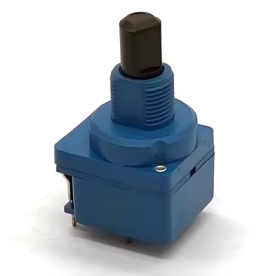 China WH116AK Professional OEM ROHS Carbon Film 16mm 10K 47k 50K 100K 500K Rotary Potentiometer met 10A rotary double Switch Te koop