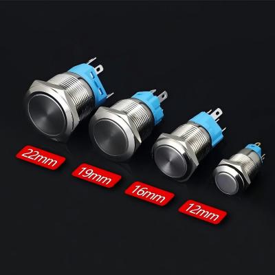 Cina 16mm Cut-out Size Lighting Push Button Switch with 1A Current Rating for Customizable Lighting Solutions in vendita