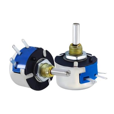 China WX14-12 3W single-turn wire-wound potentiometer without locking 470 ohms 1K 2K2 4K7 10K for sale