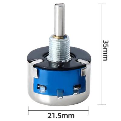 Chine WX14-12 3w singleturn wire wound potentiometer 1k 2k2 3k3 4k7 20k 10k 22k 100r 470r adjustable resistor à vendre