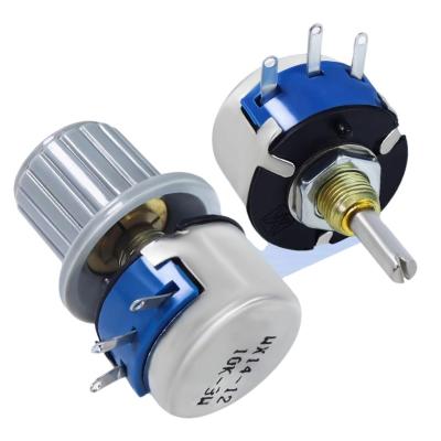 중국 Single-turn wire wound potentiometer adjustable resistor wx14-12 3w 2k21k 2k2 3k3 4k7 20k 10k 22k 100r 470r 판매용