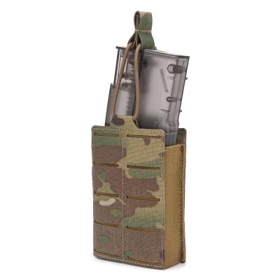 China Laser cut molle GAF 1000D magazine nylon holder m4 m16 tactical vest army training ak 47 magazine pouch for sale