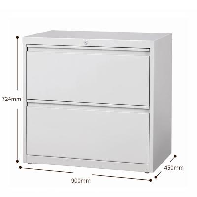 China Amazon Hot Selling Office Furniture Steel Storage Lateral Storage Cabinet Vertical 2 Drawer Steel Filing Cabinet(Size) for sale