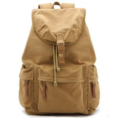 China Lightweight Original Source Cotton Leisure Canvas Travel Camera Backpack Outdoor Water Proof Camera Bag Laptop Backpack for sale