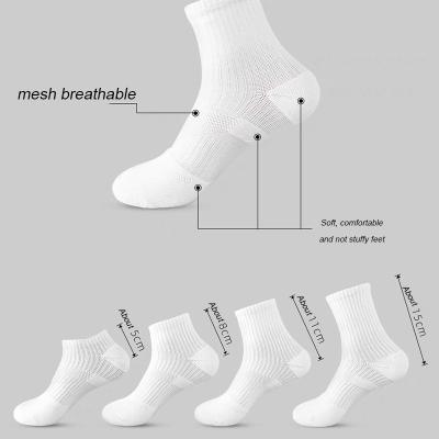 China Black And White Color Mesh Arch Support Fashion Novelty Cheapest Men'S Long Short Cotton Breathable Sports Ankle Socks for sale