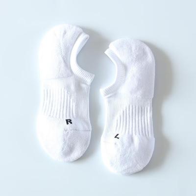 China Wholesale Mens Breathable Cotton Hosiery Solid Color Breathable Low Cut Casual Socks Sports Socks for sale