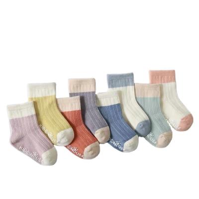 China QUICK DRY In Natural Thickness 8 Colors Eco-Friendly Sale Cotton Soft Anti-Slip Baby Sock for sale