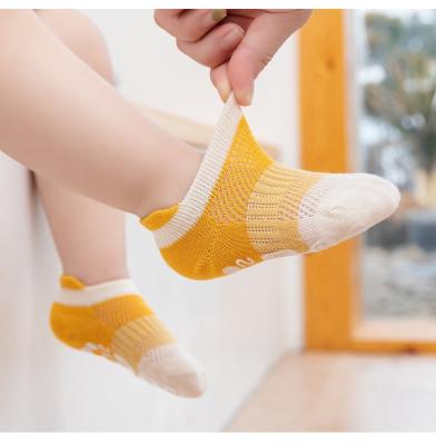 China QUICK DRY Candy Color Shorts Cotton Baby Booties Kids Toddler Soft Cute And Breathable Socks for sale