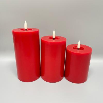 China New 3D Light Effect Weddings Head Flame Flame Free Candle Home Decoration Wedding Party Led Candles for sale