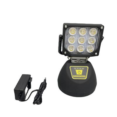 China Portable Work Spotlight Cob Work Light Rechargeable Flashlight Quick Charging Portable Waterproof Camping Lamp for sale