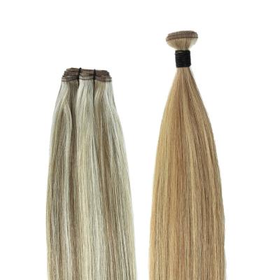 China Wholesale Kinky Loop Double Drawn Flat Weft Double Drawn PU Skin Weft Fast Shipping Extension for sale