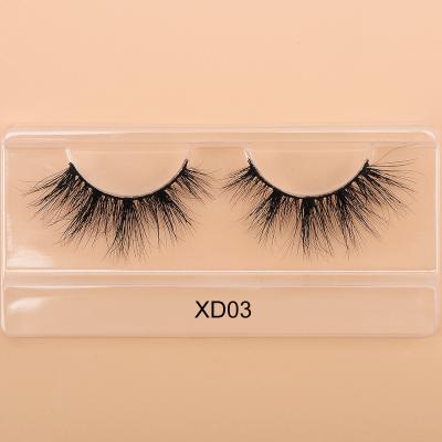 China Daily use natural long silver natural 3D 25mm mink eyelashes wholesale and retail private label for sale