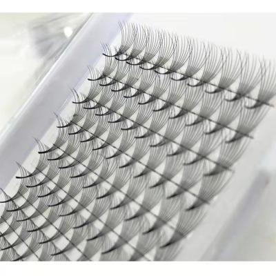 China Glow in the Dark Free Sample Russian Volume Eyelash Extension 9-16mm 0.07 Thick Loose 3D 4D 5D 6D 7D 8D 9D 10D Premade Fan Eyelash Extensions for sale