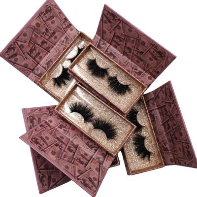 China Hot Selling Natural Long Lashes Wholesale 100% Mink Eyelashes 3D 25mm Mink Eyelash With Custom Box And Private Customized Logo for sale