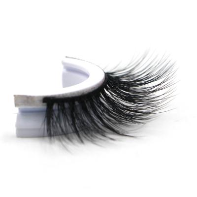 China Long natural magnetic mink eyelashes set your own labels set eyelashes and eyeliner at the same time for sale