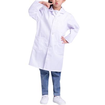 China Comfortable Fashion Customized Kids White Cheap Durable Science Lab Coats for sale