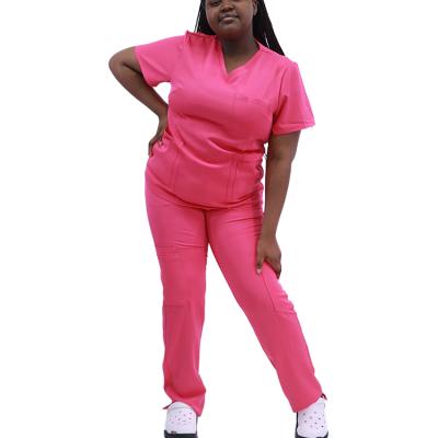 China Manufacturer Direct Comfortable Scrubs For Women Unisex Custom Logo Scrubs Medical Uniforms Scrubs for sale