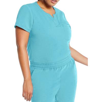 China Comfortable Design OEM Customized Service Scrubs Uniforms Nursing Scrub Reusable Jogger Sweat Wick Wholesale Soft Scrubs Sets for sale